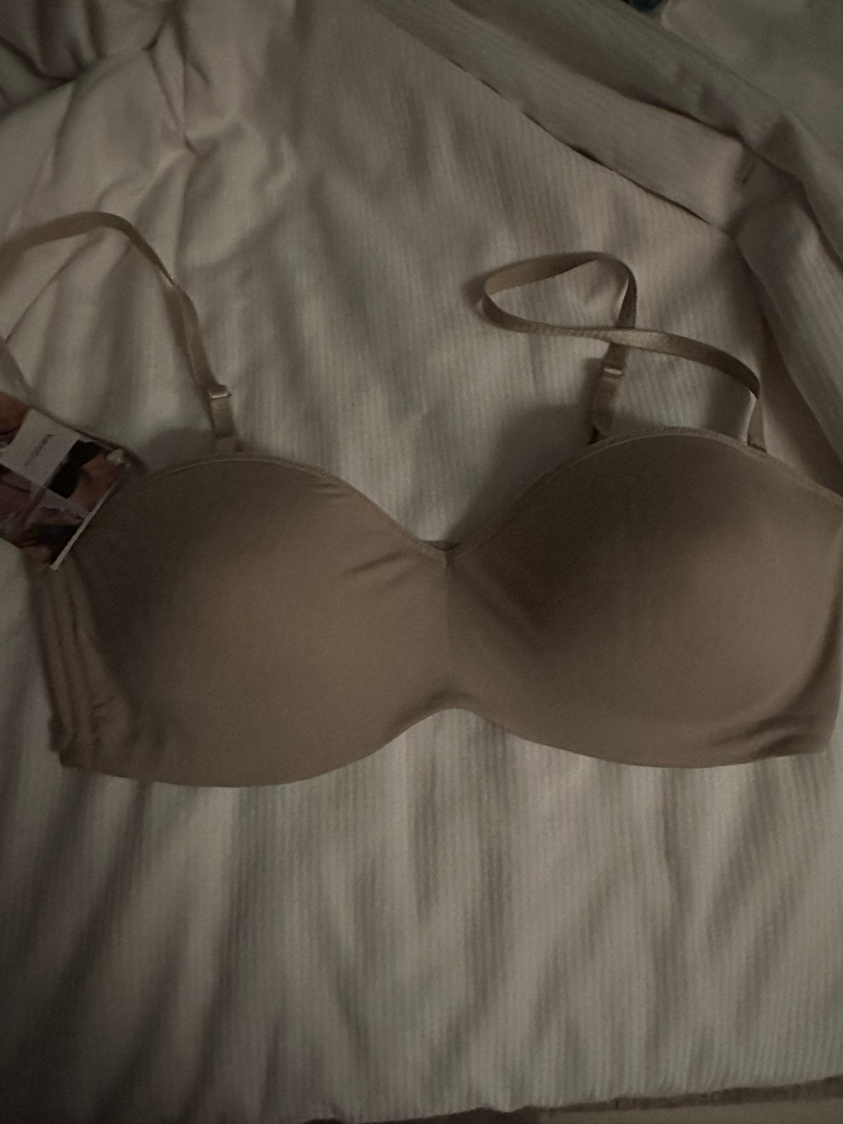 Strapless BH 85D NIEUW!, Kleding | Dames, Ondergoed en Lingerie, Ophalen of Verzenden, Beige, BH