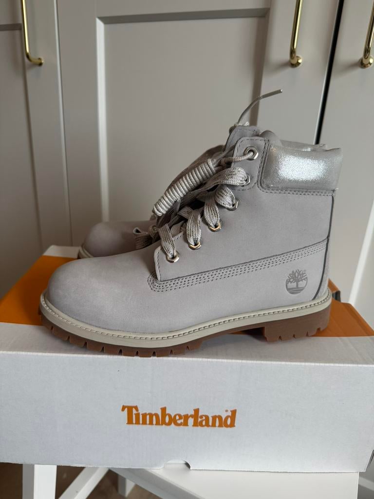 Timberland Premium 6 Inch Waterproof Boot – Maat 38 – Grijs, Kleding | Dames, Schoenen, Lage of Enkellaarzen, Nieuw, Ophalen of Verzenden