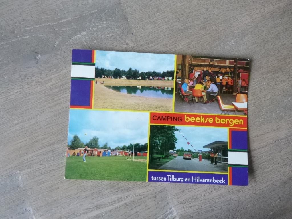 Hilvarenbeek, recr. Beekse Bergen tent/interieur/camping1981, Verzenden, 1980 tot heden, Gelopen, Noord-Holland
