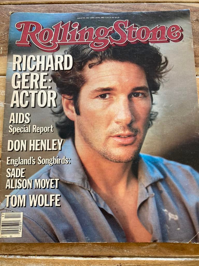 ROLLING STONE Magazine 1985 DON HENLEY Richard Gere JESSE JO, Ophalen of Verzenden, Muziek, Film of Tv