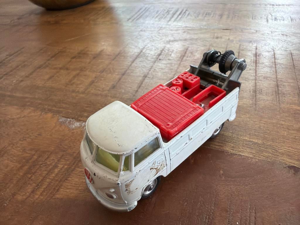 Corgi Toys Volkswagen Service Bus - Nette Staat, Hobby en Vrije tijd, Modelauto's | 1:43, Gebruikt, Bus of Vrachtwagen, Corgi