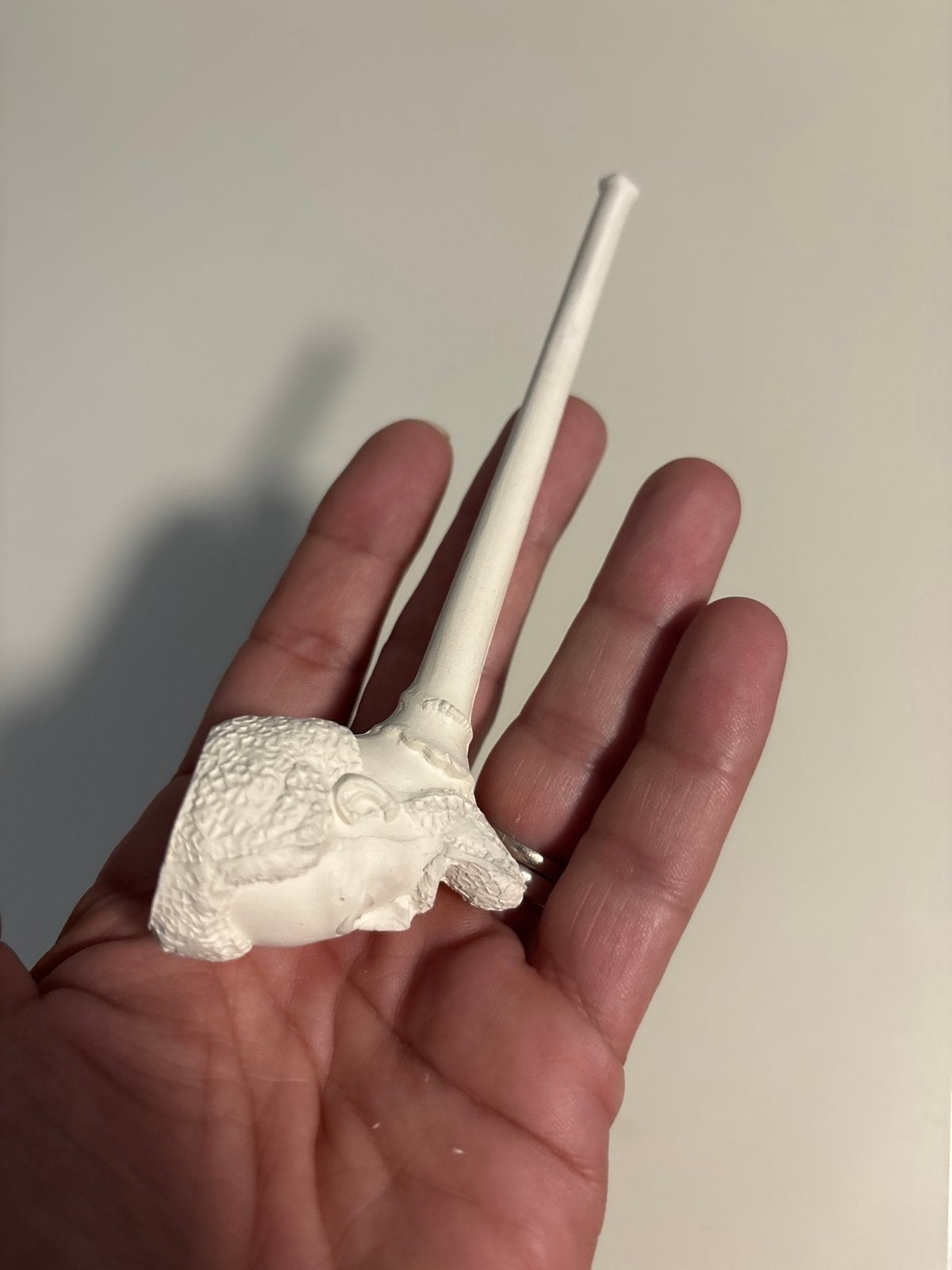 Antieke pijp met gezicht, zonder foedraal, Antiek en Kunst, Ophalen of Verzenden
