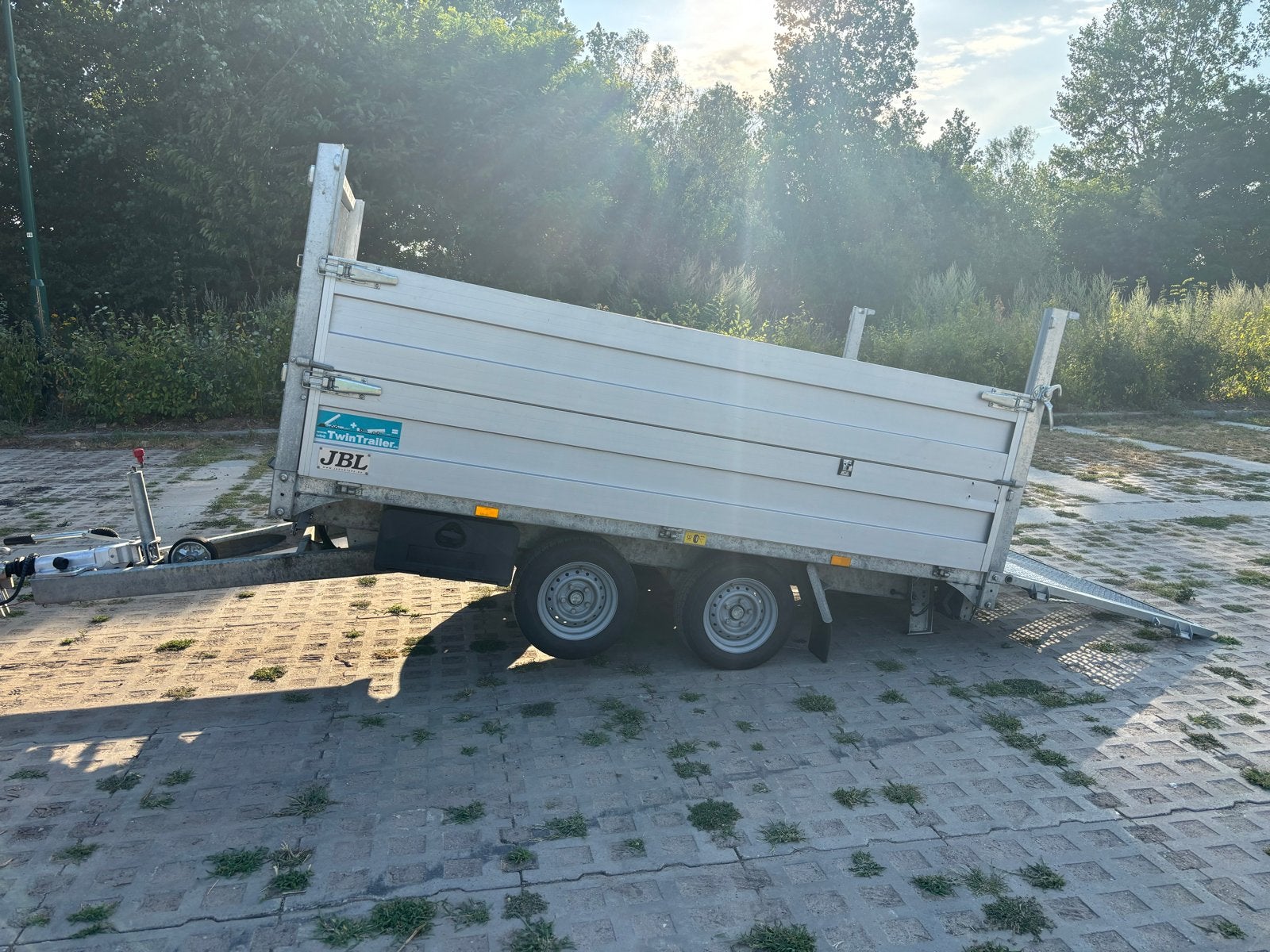 TwinTrailer Kipper Aanhangwagen, Ophalen, Zo goed als nieuw