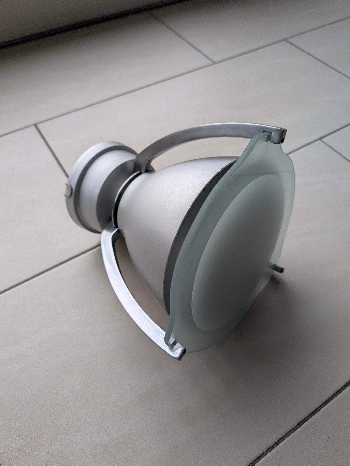 IKEA Solklint Plafondlamp - Kleine beschadiging, Huis en Inrichting, Gebruikt, Plafondlamp, Industrieel, Glas