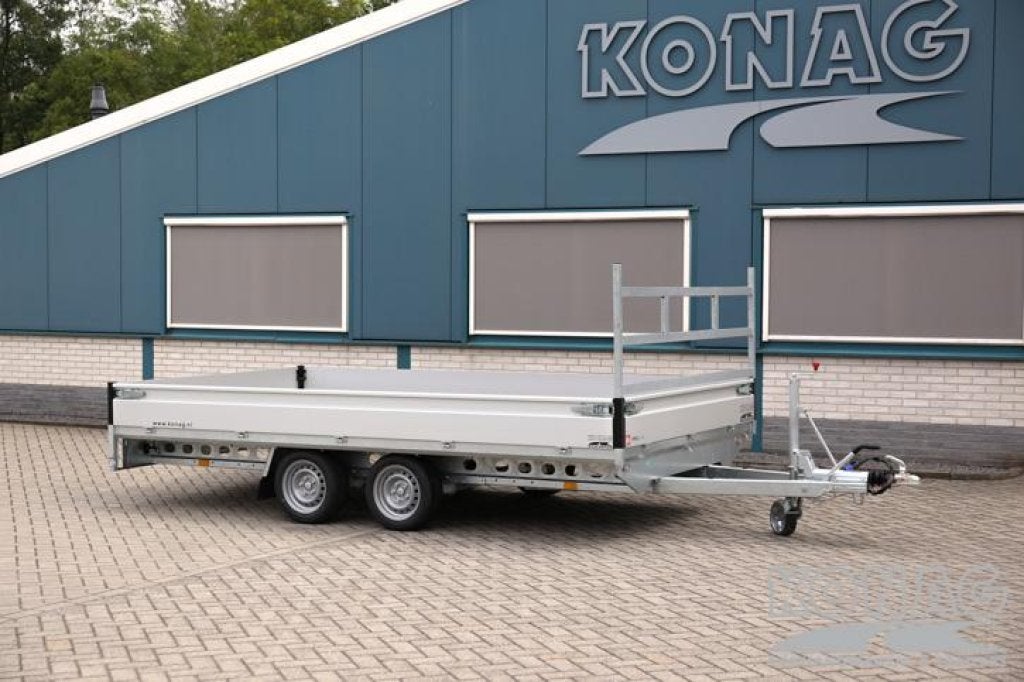 Konag Proline tandemas plateauwagen in diverse maatvoeringen, Nieuw