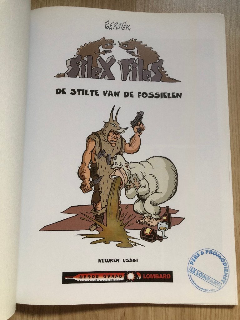 SILEX FILES - DE STILTE VAN DE FOSSIELEN -, Boeken, Eén stripboek, Ophalen of Verzenden, Zo goed als nieuw