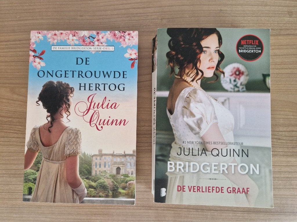 Julia Quinn boeken - Bridgerton serie van Netflix, Ophalen of Verzenden, Zo goed als nieuw, Julia Quinn, Nederland
