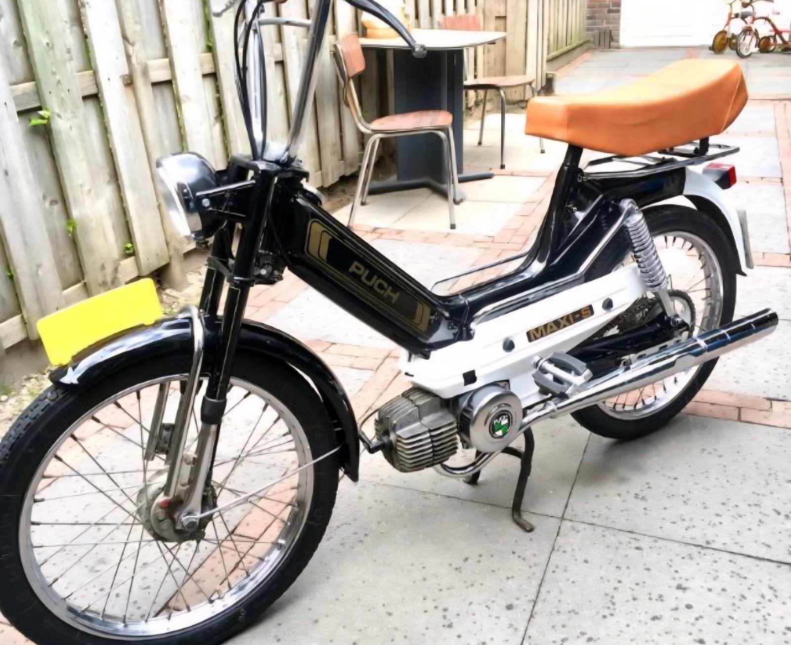 Puch Maxi S 50cc origineel geel kenteken, Fietsen en Brommers, Brommers | Puch, Ophalen, Gebruikt, Maxi