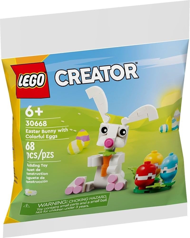 35% Korting op Lego Creator 30668 Paashaas met kleurrijke ei, Lego, Nieuw, Ophalen of Verzenden, Ongeopend/sealed