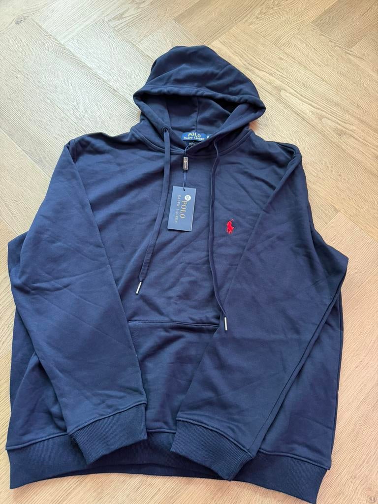 NEW Ralph Lauren Pullover Hoodie - Navy Blue - Size XL, Ophalen of Verzenden, Nieuw, Maat 56/58 (XL), Blauw