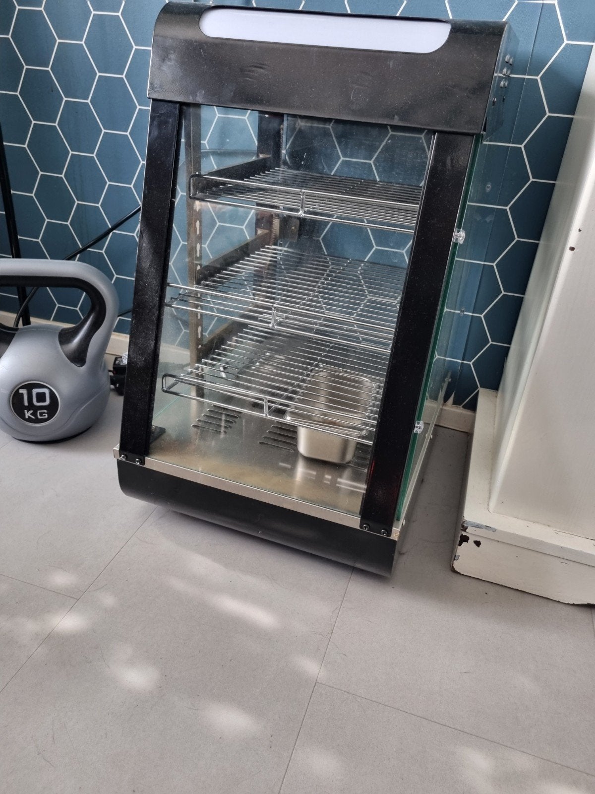 Vevor voedselwarmer verwarme vitrine, Ophalen