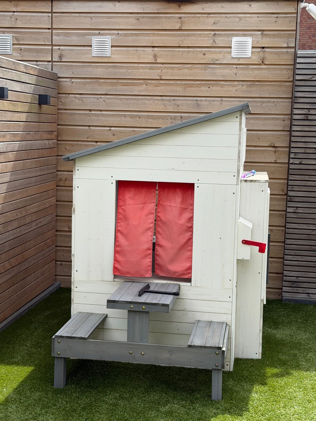 Houten Kinderspeelhuisje, Kinderen en Baby's, Ophalen, Nieuw, Hout