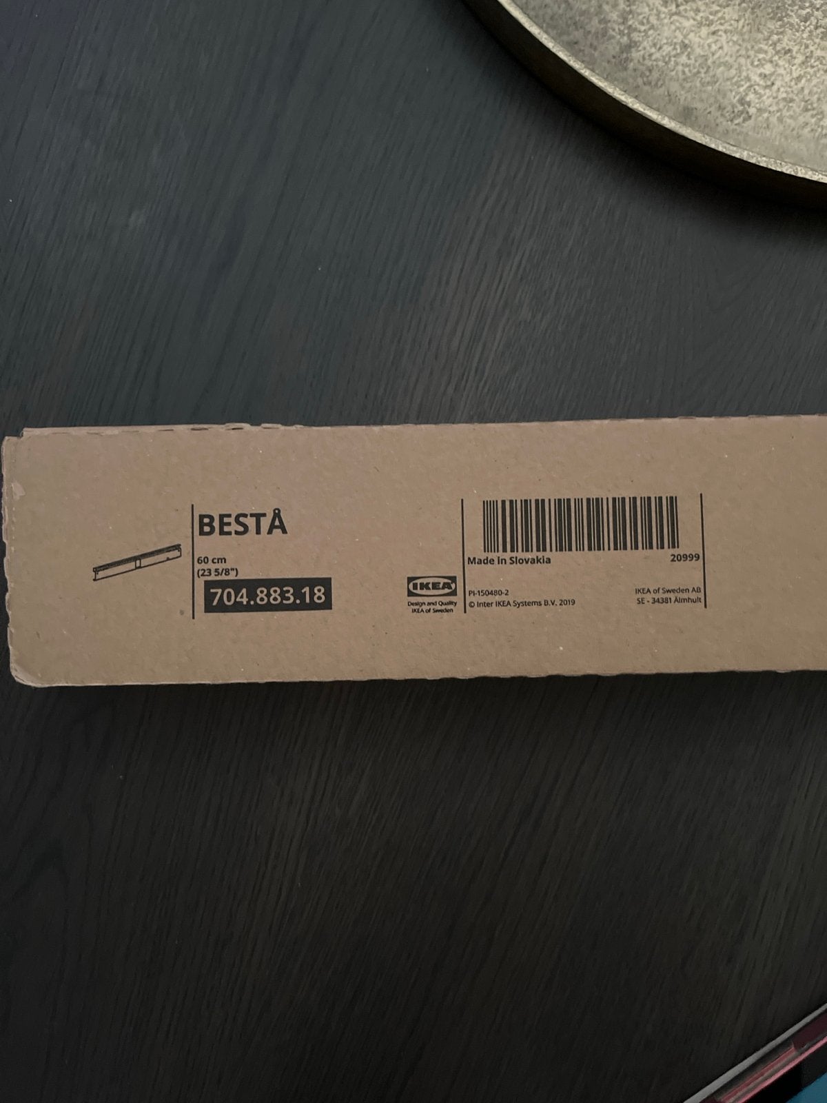 IKEA BESTÅ ophangsysteem voor kasten- 60 cm breed 2 dozen, Ophalen, Nieuw