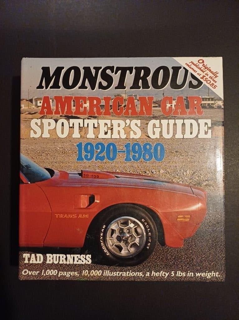 Monstrous American Car Spotter’s Guide 1920-1980, Ophalen of Verzenden, Zo goed als nieuw, Overige merken