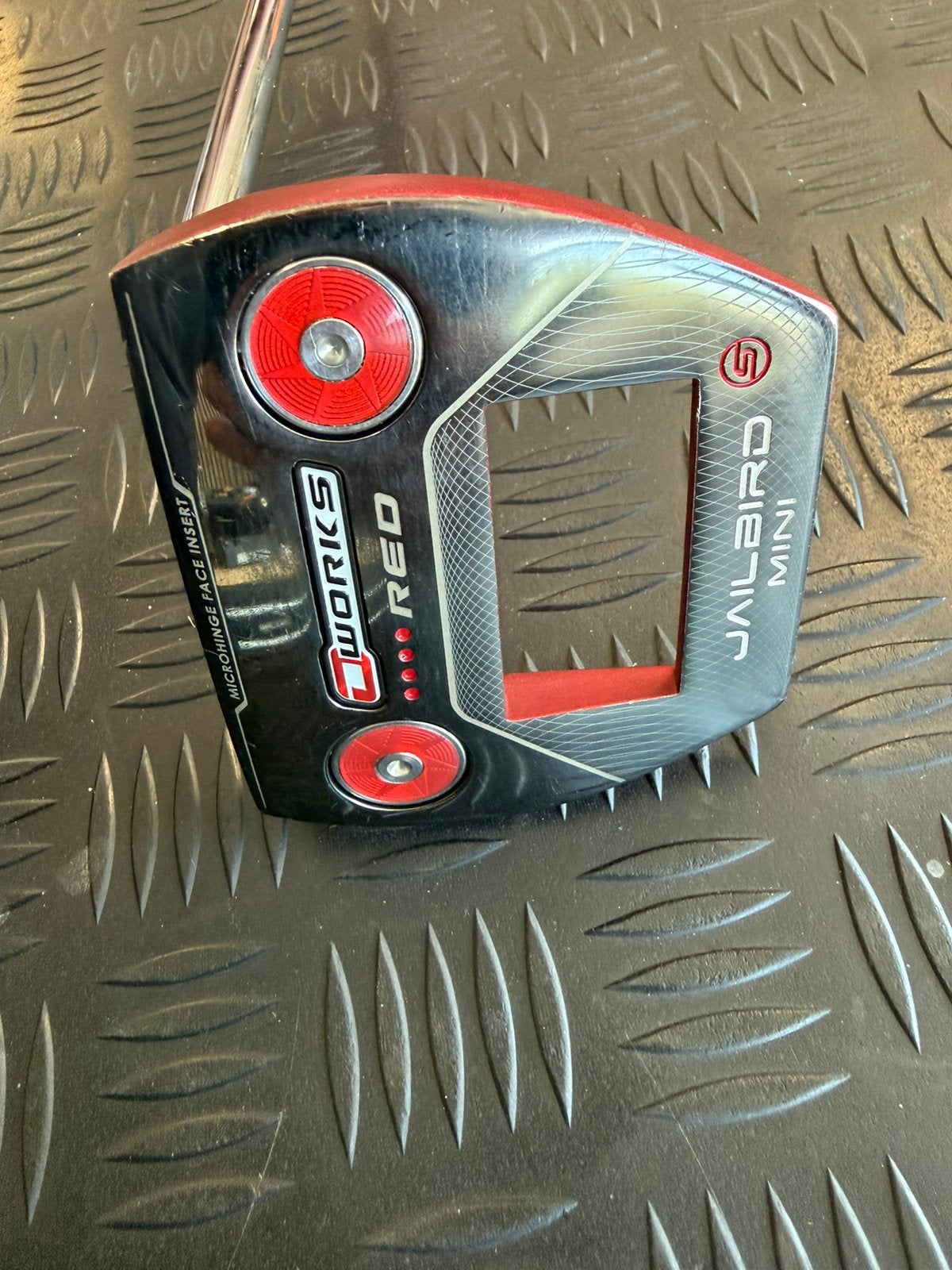 Odyssey O Works Red Mini Jailbird putter, Overige merken, Gebruikt, ., Ophalen of Verzenden