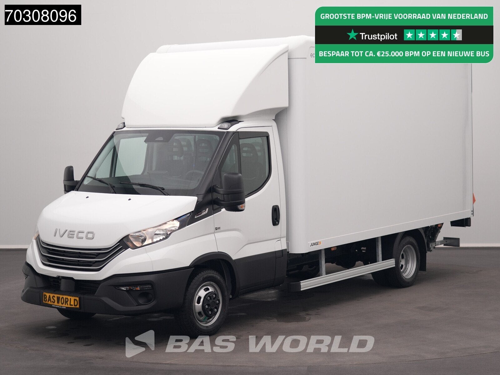Iveco Daily 35C18 3.0L Automaat Laadklep Dubbellucht Bakwage, Auto's, Automaat, Stoelverwarming, Stof, Euro 6