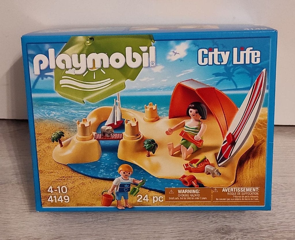playmobil strand 4149, NIEUW in doos, Complete set, Overige typen, Nieuw, Ophalen of Verzenden