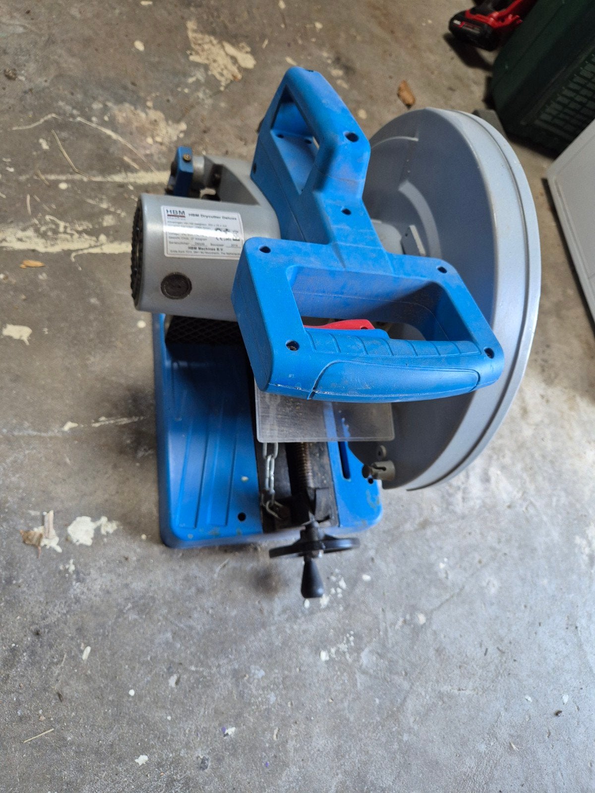 HBM Drycutter Deluxe Afkortzaag weinig gebruikt, Ophalen, Gebruikt, 70 mm of meer, HBM