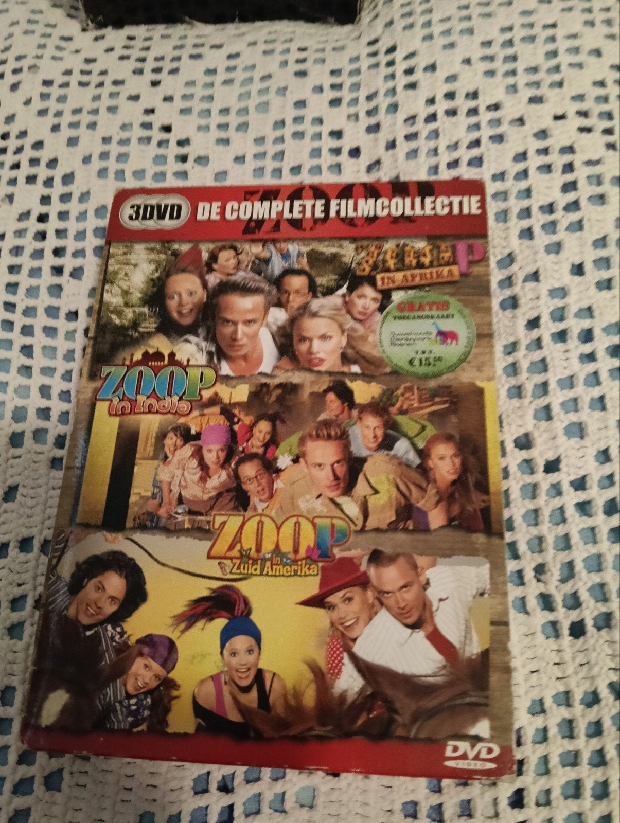 ZOOP Complete Filmcollectie DVD - In Afrika, India, Ame, Avontuur, Gebruikt, Verzamelbox, Nederlands