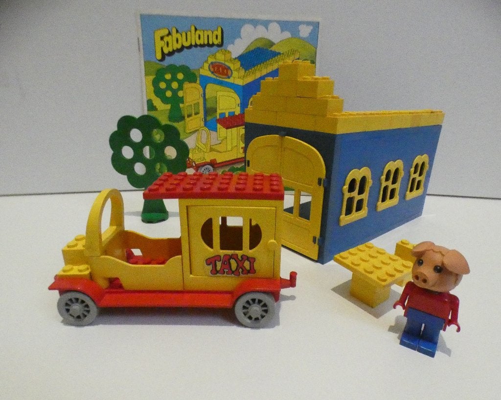 Te koop vintage Lego Fabuland Taxi centrale 338, Compleet, Gebruikt, Overige thema's, Lego