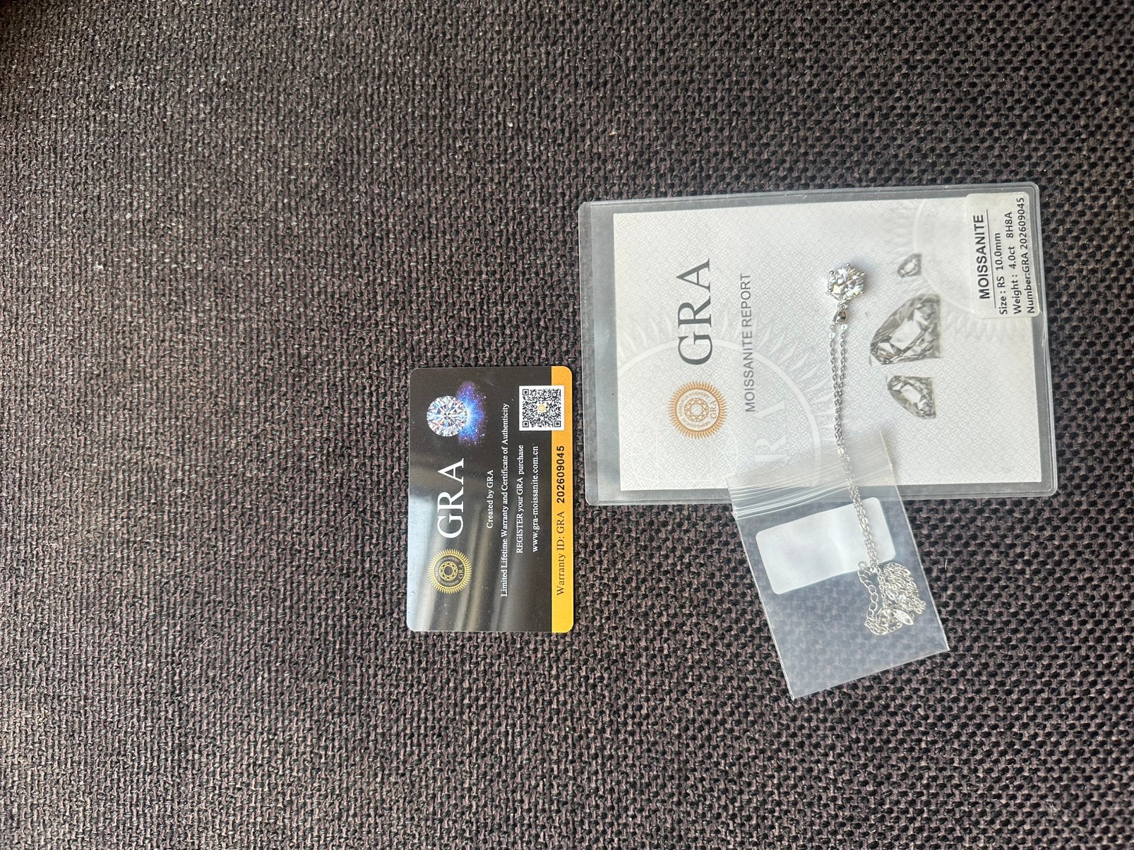 Moissanite, Sieraden, Tassen en Uiterlijk, Ophalen of Verzenden, Zo goed als nieuw