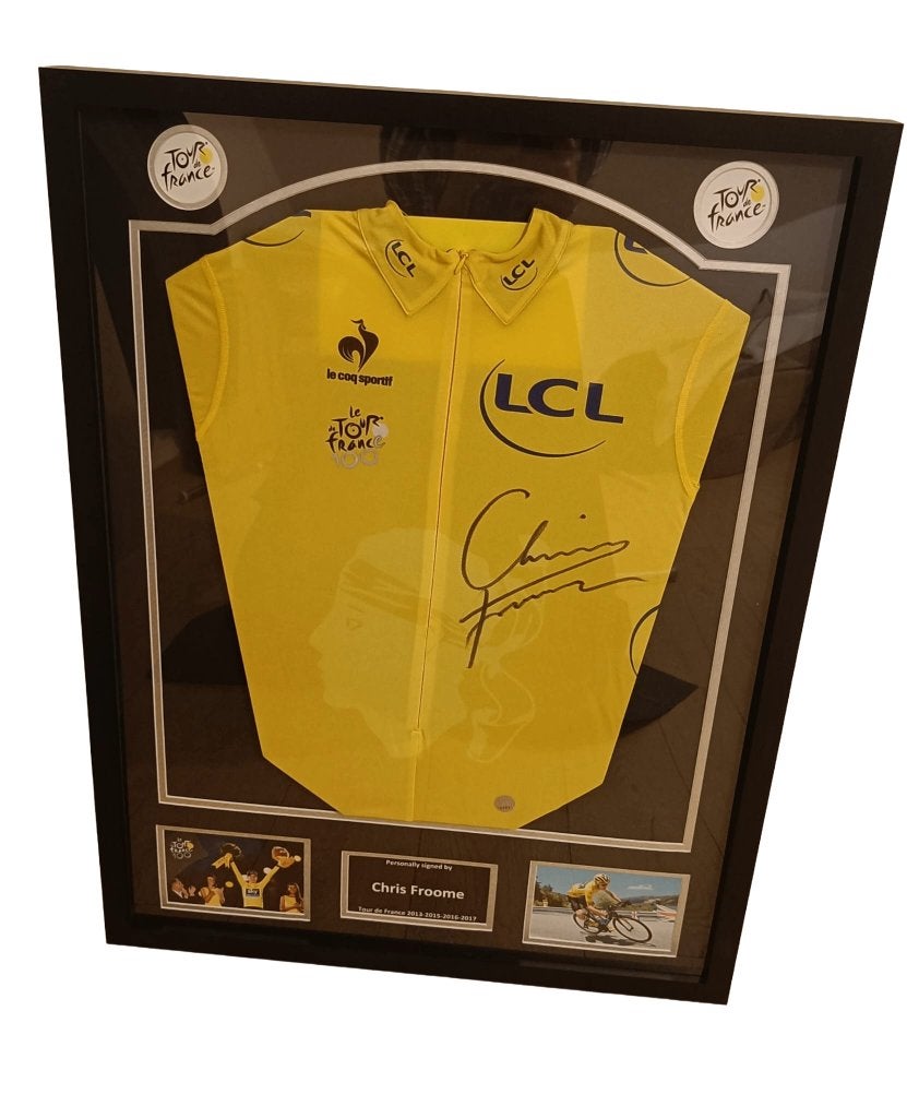 Gesigneerde gele trui - Froome - met certificaat, Verzenden, Nieuw, Buitenlandse clubs, Shirt