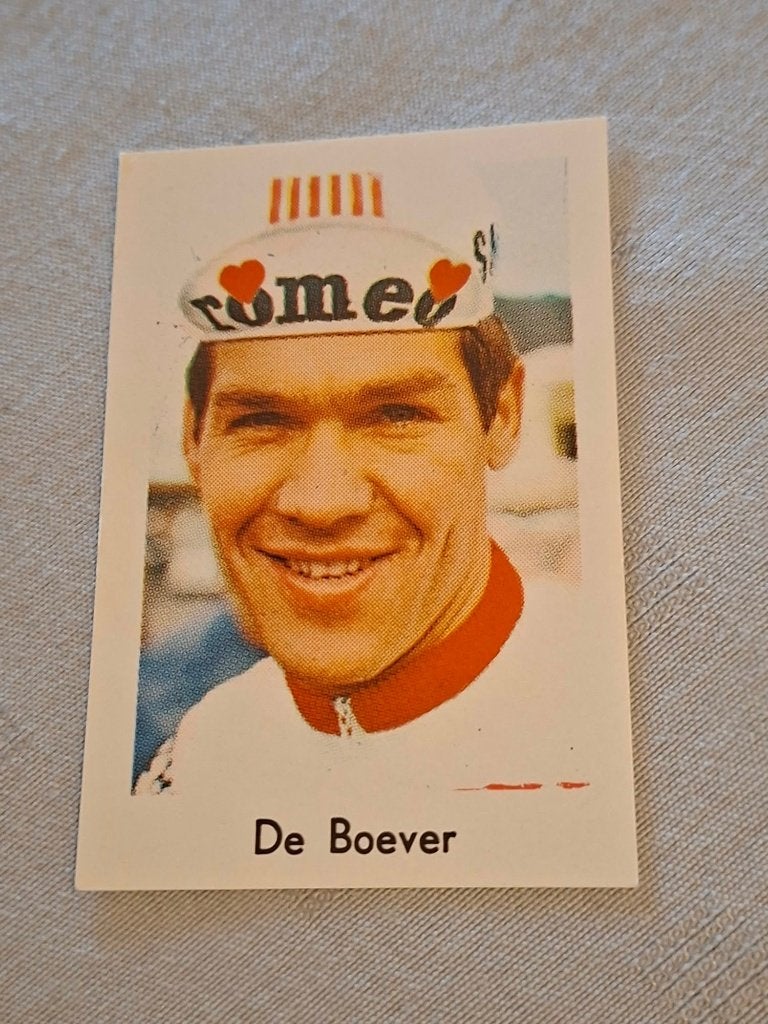 Prentje/Chromo : Jacques De Boever / Romeo-Smith's, Verzenden, Zo goed als nieuw, Overige sporten, Poster, Plaatje of Sticker