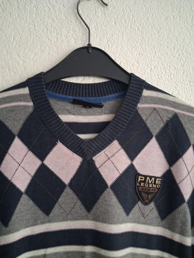 PME Legend Argyle Trui Maat M, Ophalen of Verzenden, Zo goed als nieuw, PME Legend, Maat 48/50 (M)