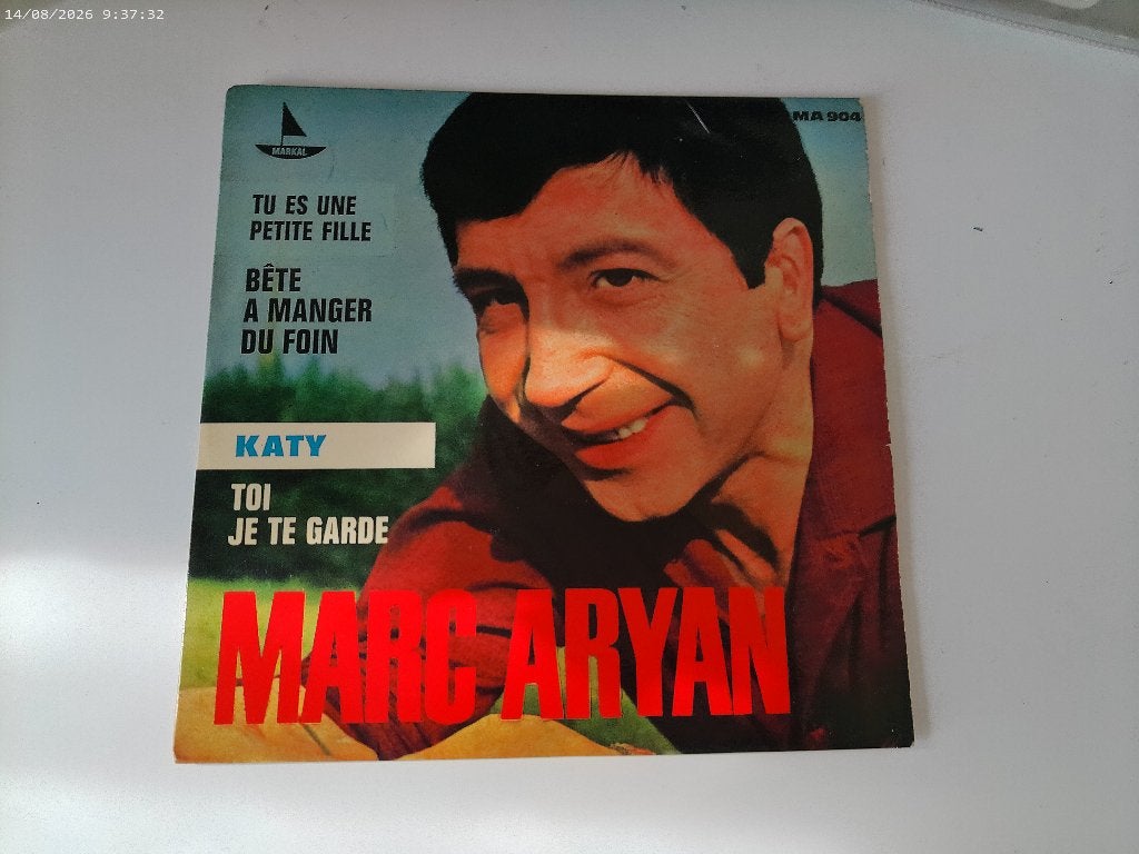 EP Marc Aryan - Tu es une petite Fille, Cd's en Dvd's, 7 inch, Ophalen of Verzenden, Pop, EP