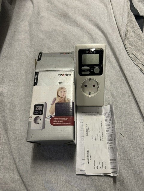 Cresta energiekostenmeter / kWh meter, Ophalen of Verzenden, Zo goed als nieuw, Overige merken, Overige typen