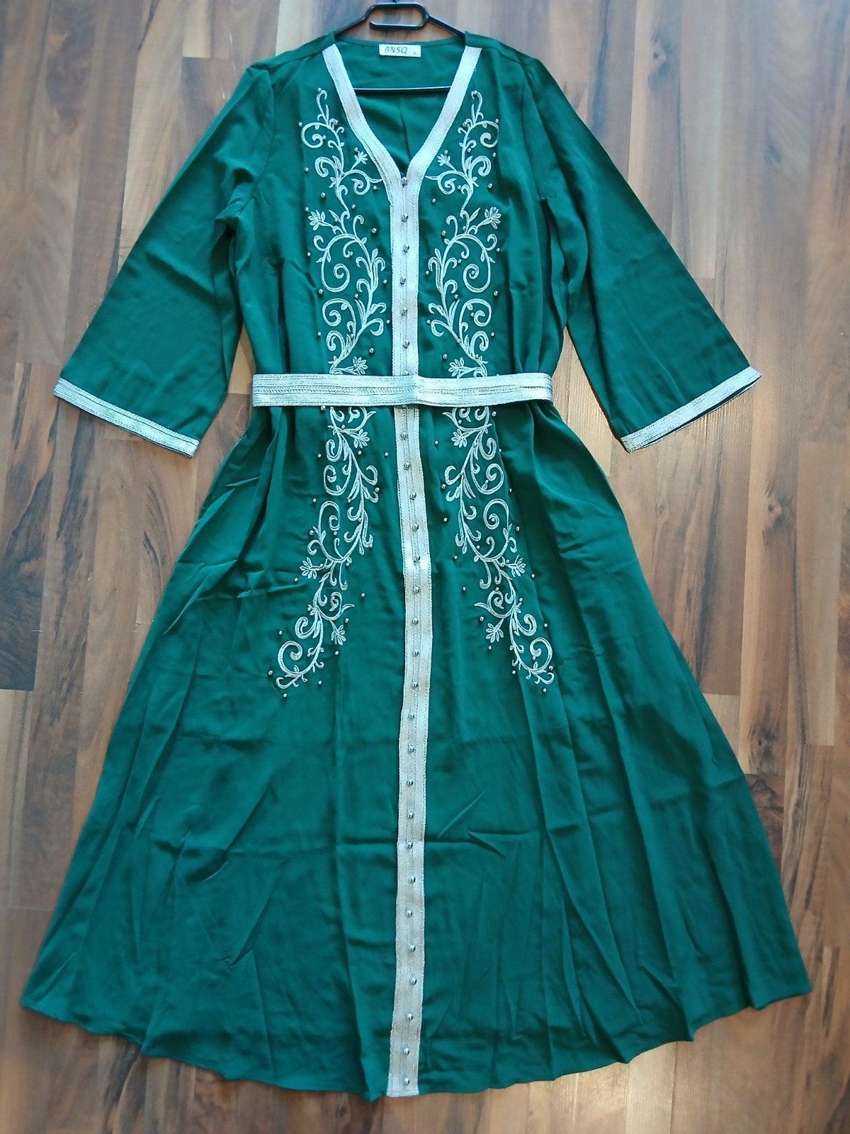 NIEUW! XL Arabische jellaba abaya kaftan jurk met zilver, Kleding | Dames, Maat 46/48 (XL) of groter, Nieuw, Ophalen of Verzenden