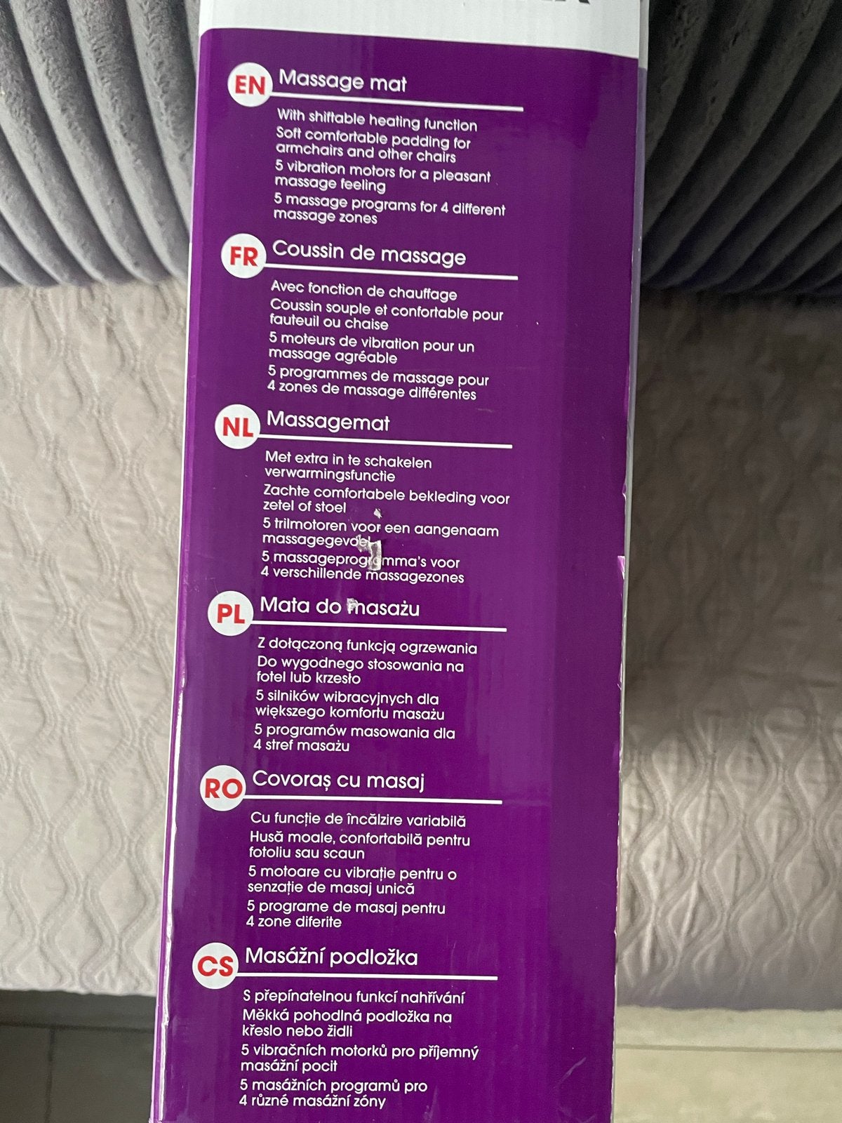 Vitalmaxx Massagemat met Warmtefunctie - Nieuw in Doos, Ophalen of Verzenden, Nieuw, Massagestoel of Kussen