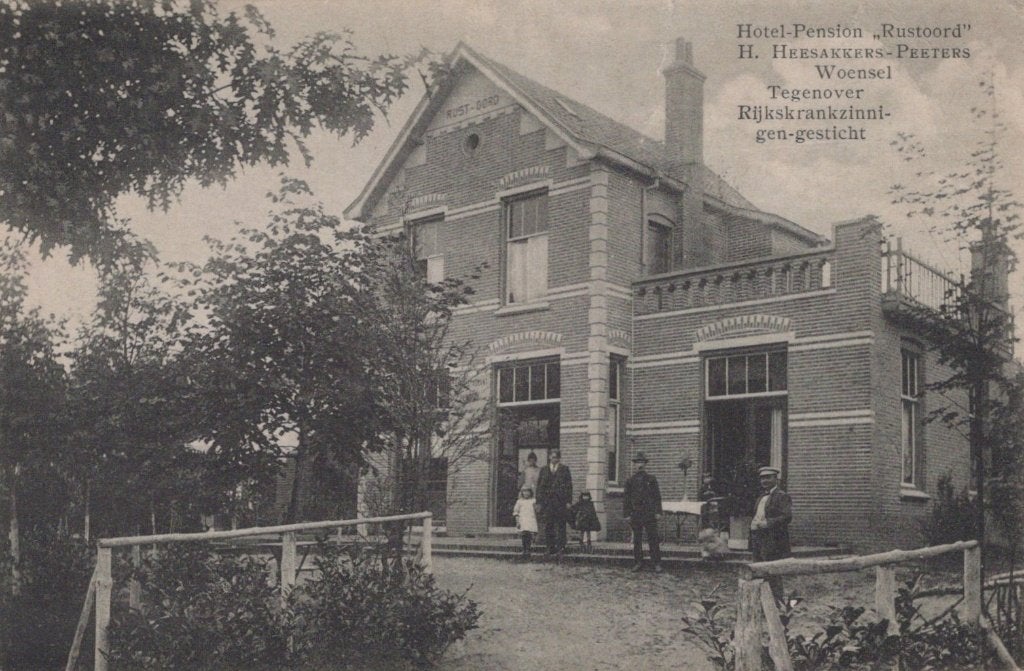 EINDHOVEN - WOENSEL - CA 1910 - hotel pension RUSTOORD, Verzenden, Voor 1920, Gelopen, Noord-Brabant
