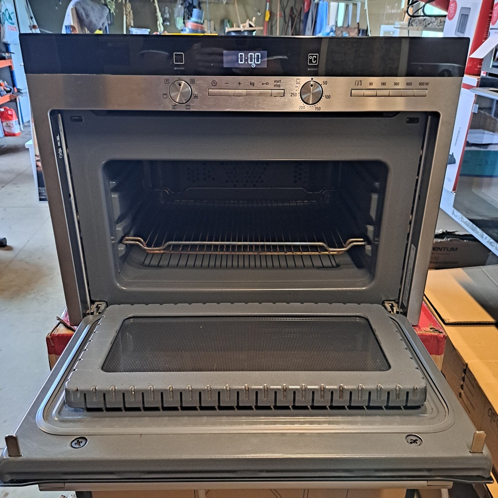 Heel mooie SIEMENS OVEN/MAGNETRON/GRILL/HETE LUCHT HB84K552, Ophalen, Minder dan 45 cm, Pelgrim, Inbouw