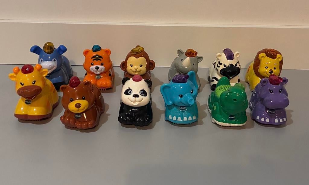 Zoef zoef dieren 12 stuks, Ophalen of Verzenden, Gebruikt, 2 tot 4 jaar