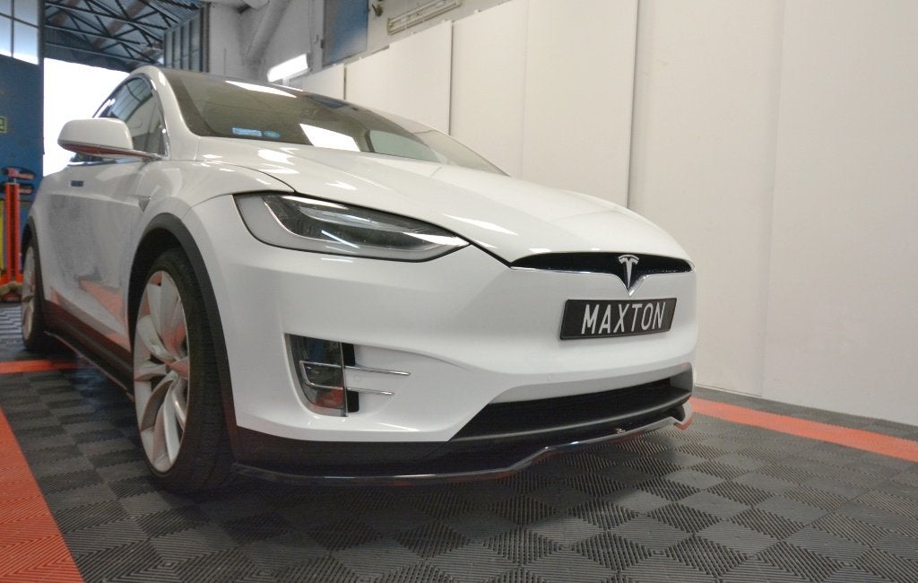 Voorlip sideskirt diffuser spoiler - Tesla Model X 15-21, Ophalen of Verzenden