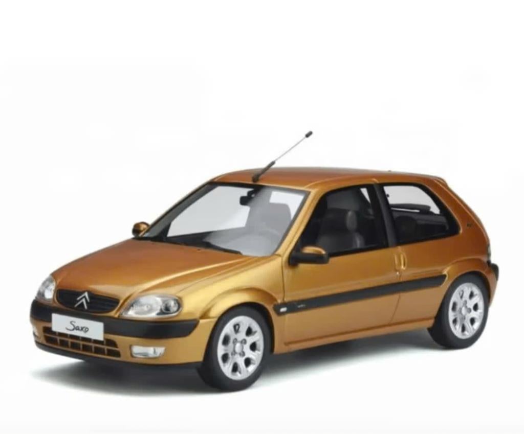 Citroen Saxo VTS goud geel 2000 SCHAAL 1/18 OTTO ref. OT893, Verzenden, Nieuw, Auto, OttOMobile