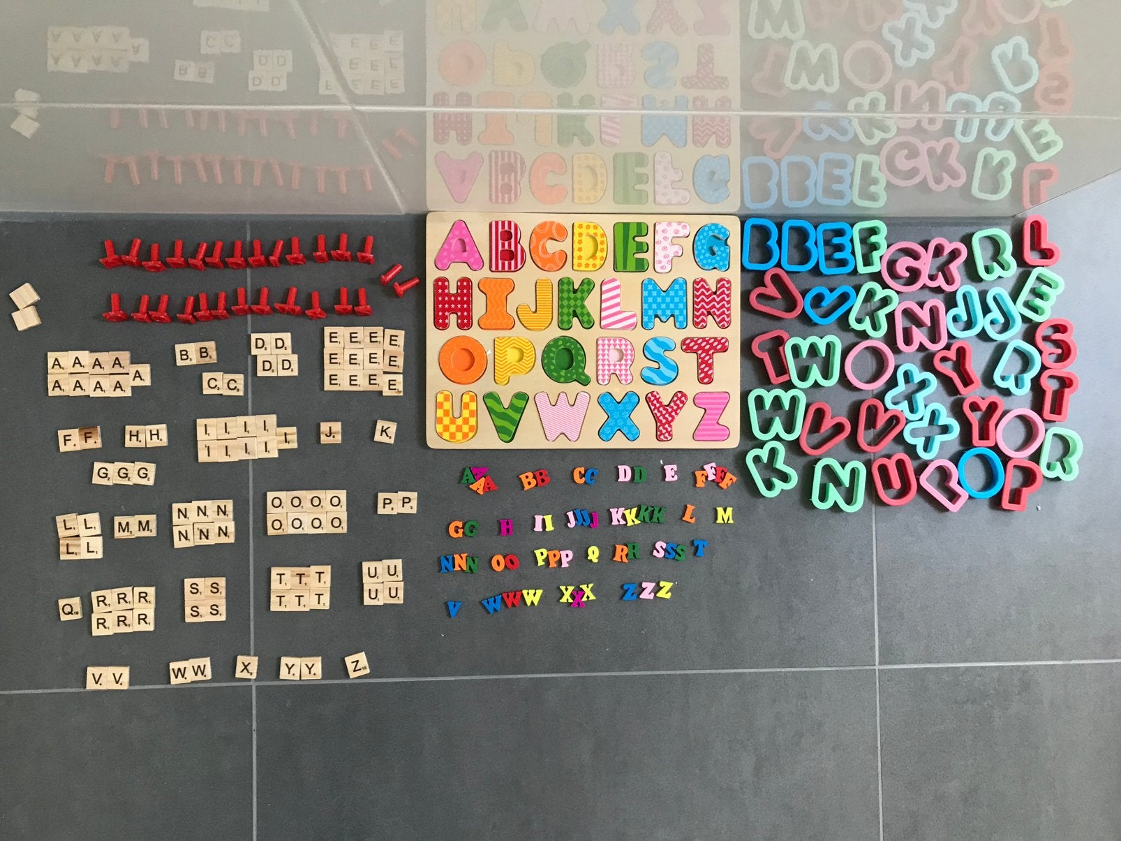 Leuk letterpakket met veel letters om woorden te maken, Ophalen of Verzenden