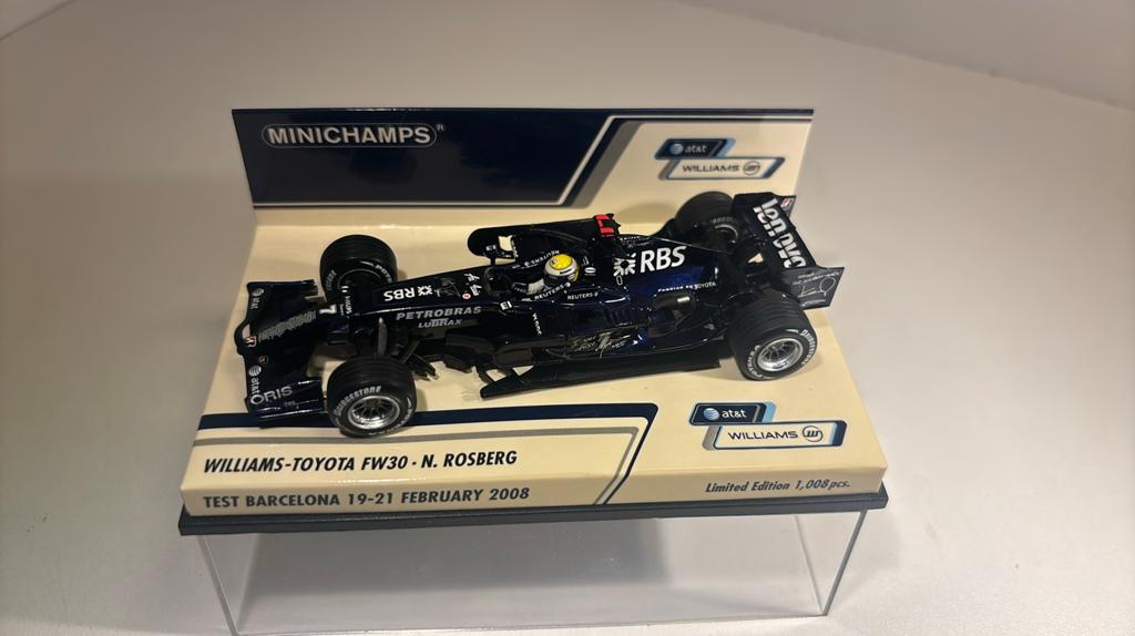 F1 williams Toyota fw30 n.rosberg minichamps 1.43, Auto, Ophalen of Verzenden, MiniChamps, A