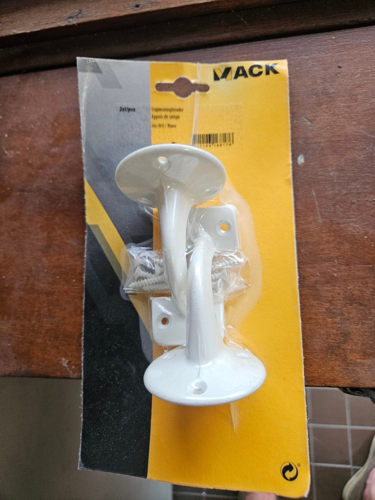 Nieuwe Mack trapleuninghouders - 21stuks wit, Nieuw, Ophalen of Verzenden, 5341ck, Giovanni.marissa@gmail.com