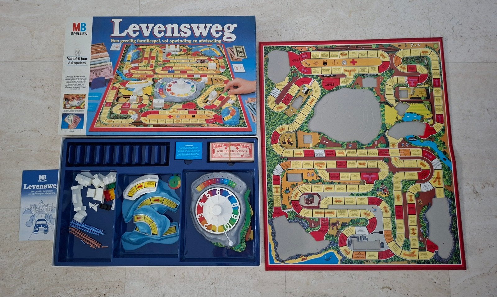 Levensweg vintage NIEUW, Hobby en Vrije tijd, Gezelschapsspellen | Bordspellen, Ophalen of Verzenden, Nieuw