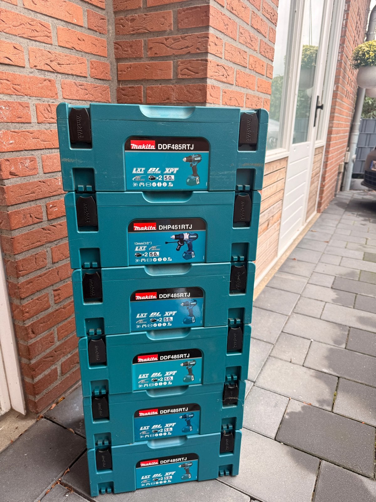 Makita Systainer Koffers - 5 Stuks, Ophalen, Gebruikt