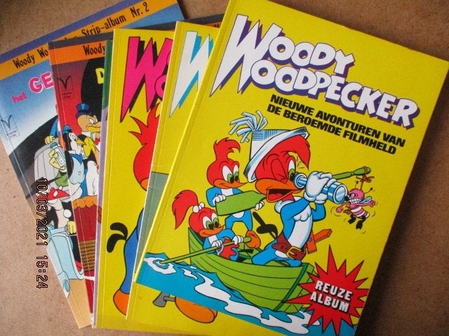 adv0406 woody woodpecker, Eén stripboek, Ophalen, Gelezen