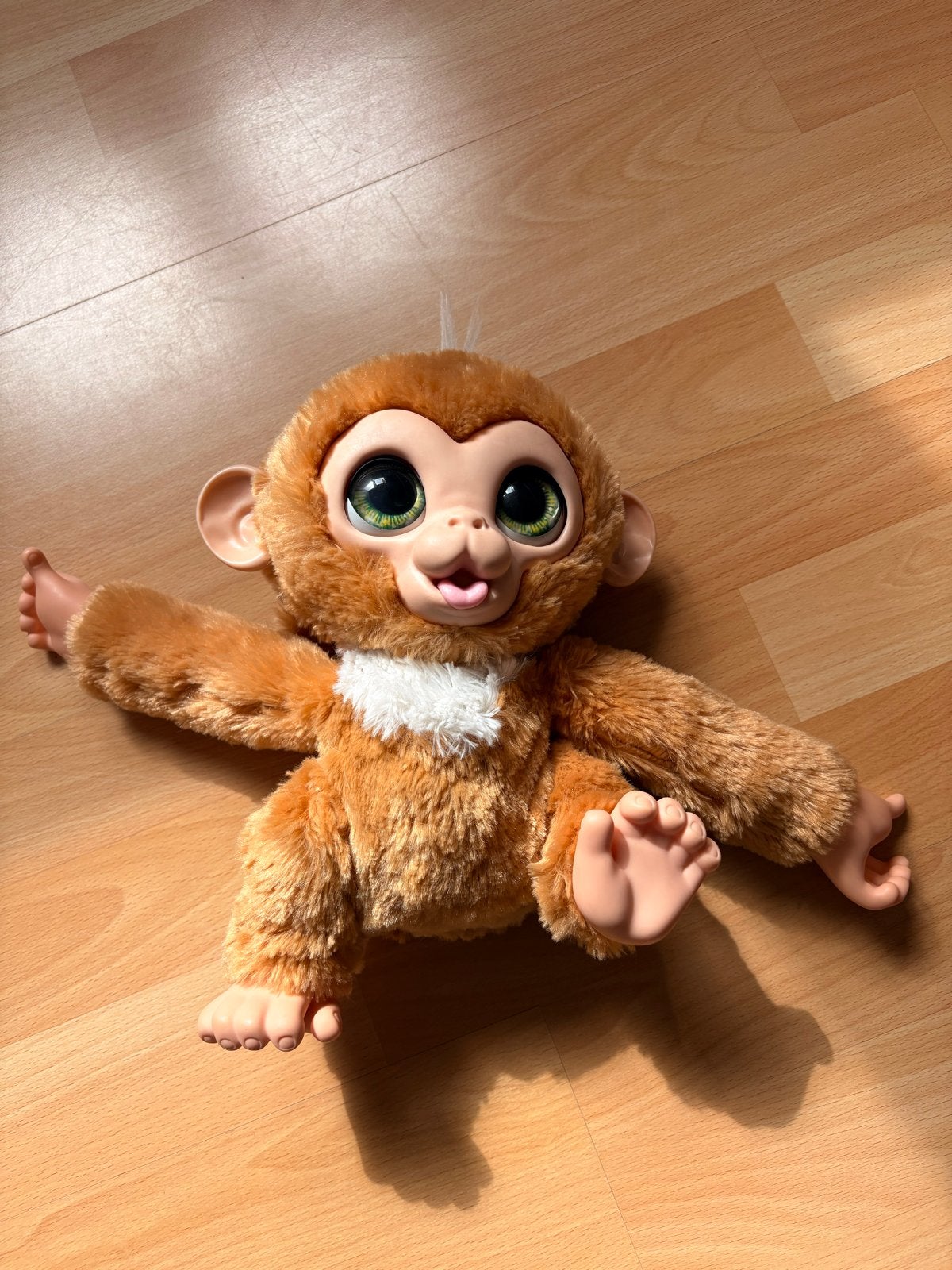FurReal Friends aapje - Interactief speelgoed, Ophalen of Verzenden, Zo goed als nieuw, Jongen of Meisje