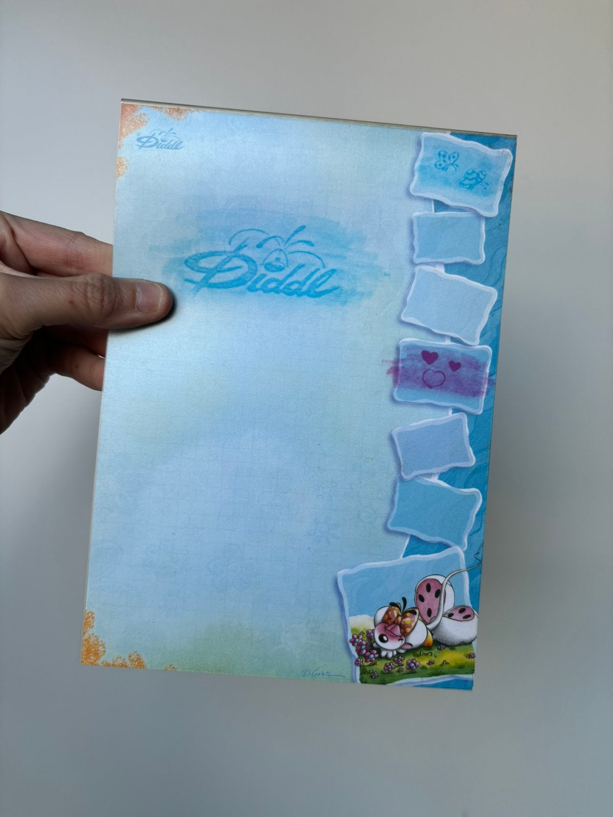 Diddl a5 blok nummer 392, Verzenden, Diddl, Zo goed als nieuw, Papier, Kaart of Schrift