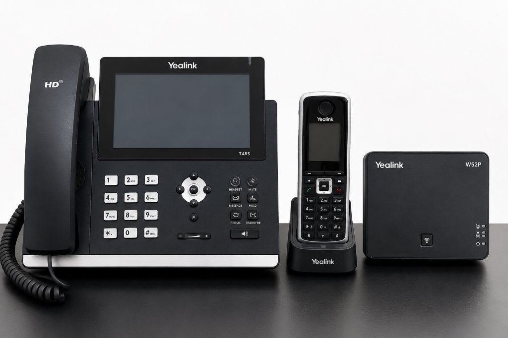 Yealink zakelijke telefoonset, Telecommunicatie, Vaste telefoons | Handsets en Draadloos, Ophalen of Verzenden, Zo goed als nieuw