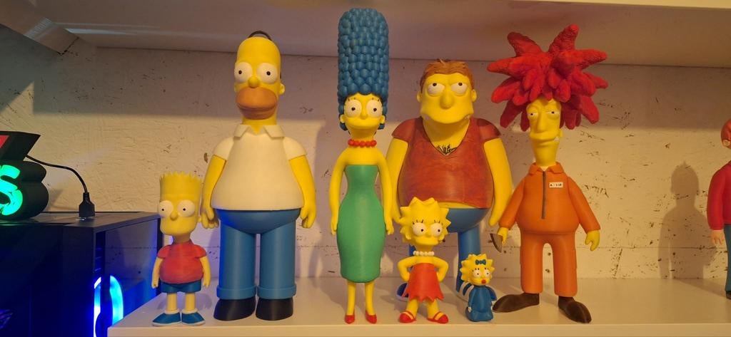The Simpsons 3D Print figuren, Verzamelen, Ophalen of Verzenden