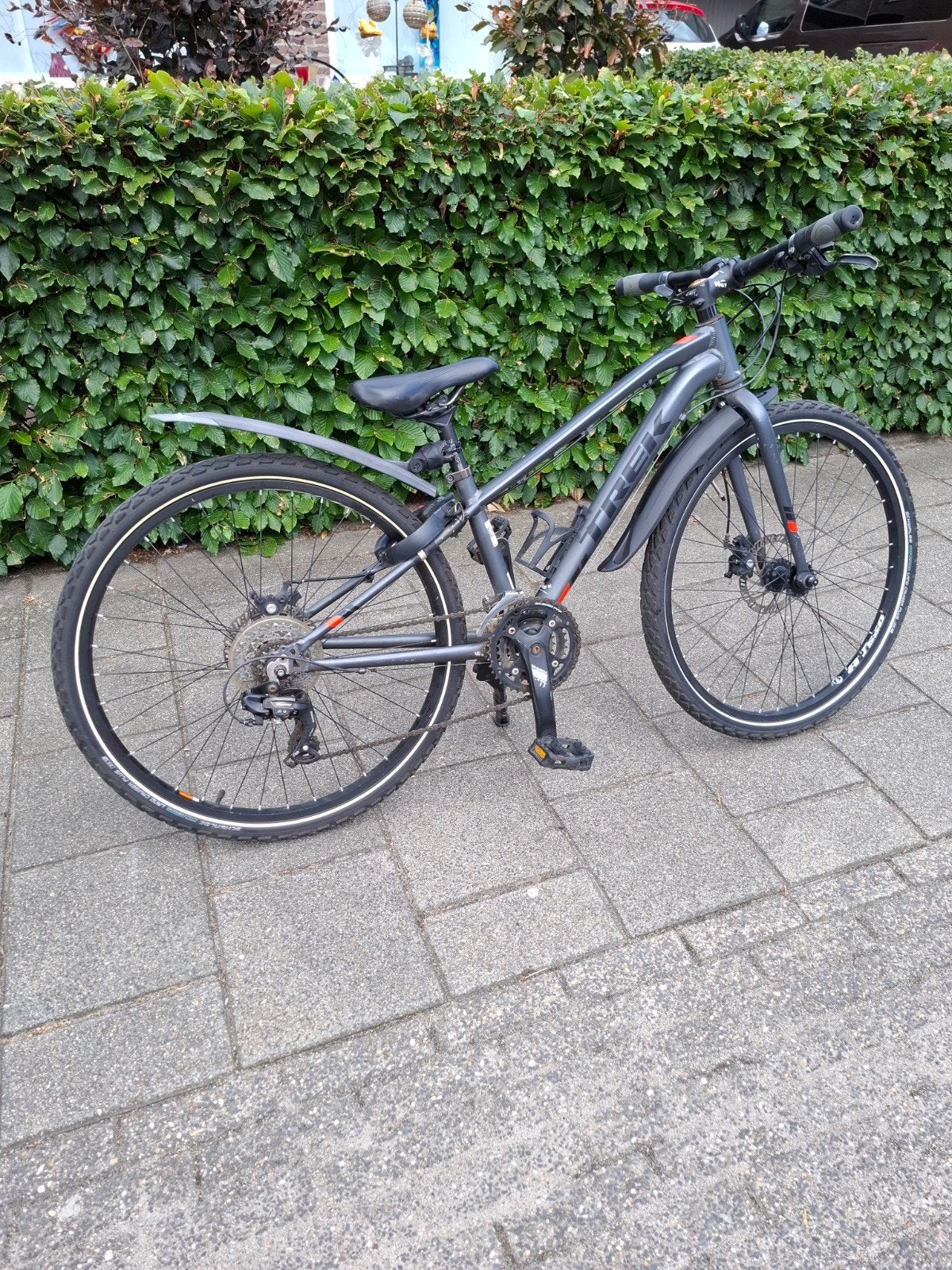 Trek Dual Sport fiets 24 inch - Gebruikt, goede staat, Gebruikt, Ophalen, Overige merken, Geen vering