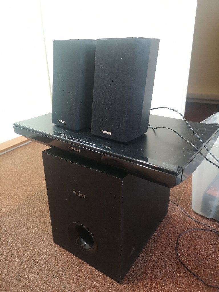 Philips blu-ray home cinema set, Audio, Tv en Foto, Home Cinema-sets, Philips, Gebruikt, 2.1-systeem, Blu-ray-speler