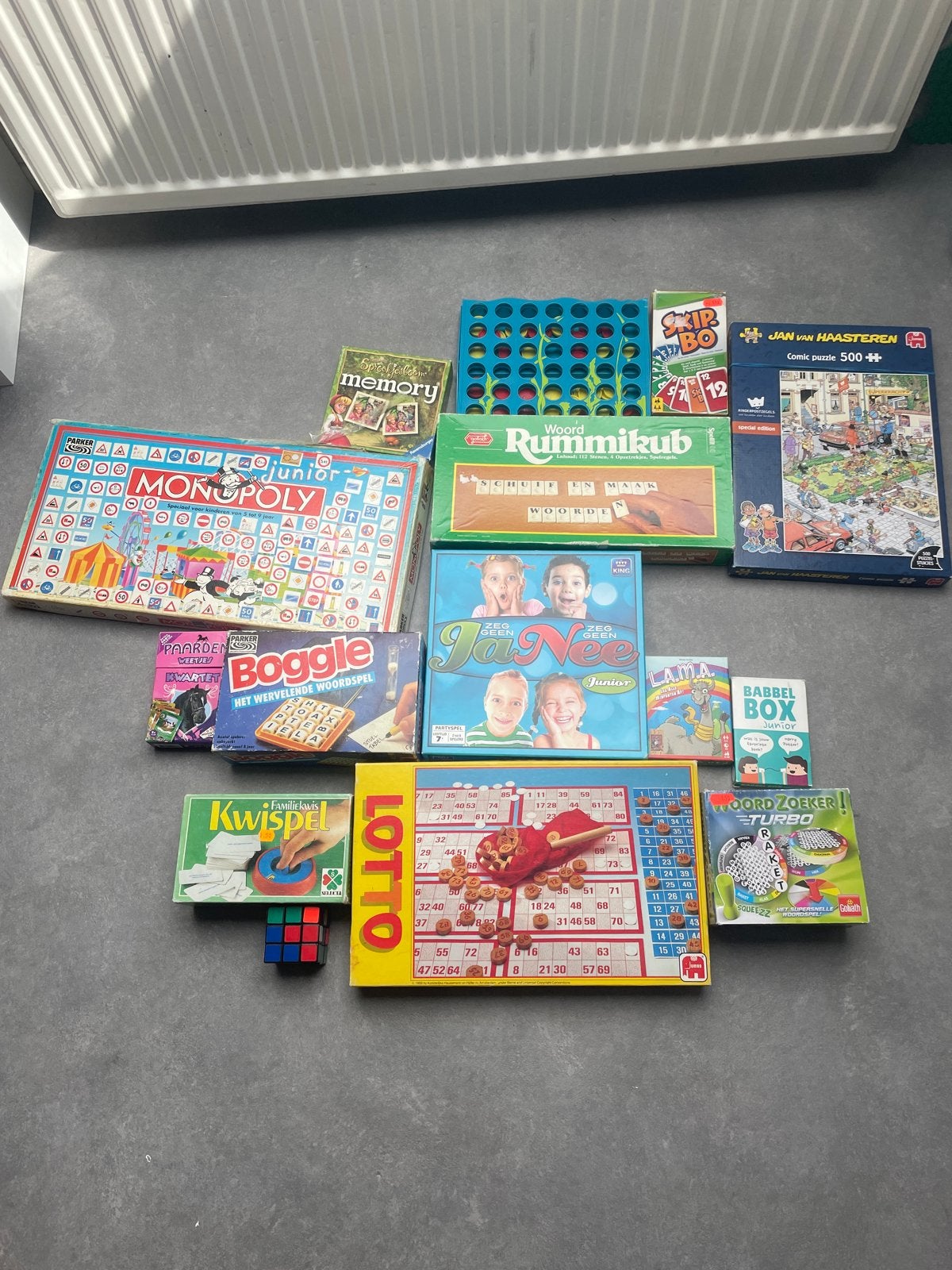 Diverse bordspellen en puzzels, Een of twee spelers, Ophalen, Gebruikt